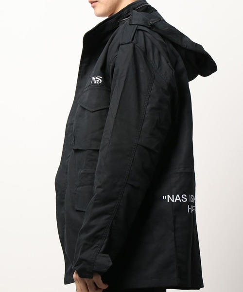 L.H.P（エルエイチピー）の「LOOSE×Nas/ルーズ×ナズ/フォトプリントM-65（ミリタリージャケット・メンズ・ブラック・SMALL/MEDIUM/LARGE/X-LARGE）」の10枚目の写真