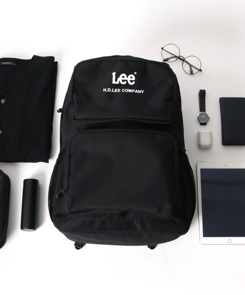 Lee(リー)の「Lee/リー Water Proof 撥水 ファンクショナル バックパック/リュック(バックパック/リュック・メンズ・ブラック・FREE)」の16枚目の写真