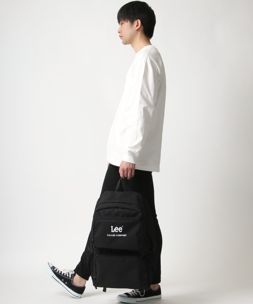 Lee(リー)の「Lee/リー Water Proof 撥水 ファンクショナル バックパック/リュック(バックパック/リュック・メンズ・ブラック・FREE)」の18枚目の写真