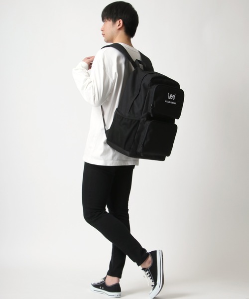 Lee(リー)の「Lee/リー Water Proof 撥水 ファンクショナル バックパック/リュック(バックパック/リュック・メンズ・ブラック・FREE)」の21枚目の写真