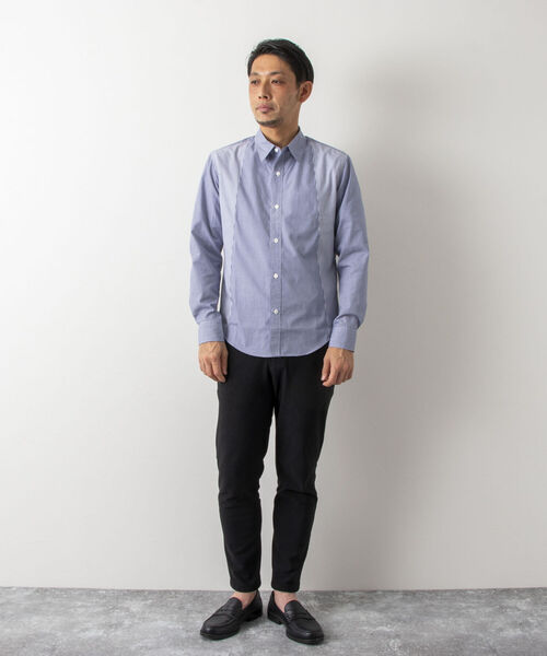 NOLLEY'S goodman（ノーリーズグッドマン）の「ブロード切り替えシャツ(さりげなくオシャレな爽やかシャツ)（シャツ/ブラウス・メンズ・ブルー系その他3/ブルー系その他7・MEDIUM/LARGE/SMALL/X-LARGE）」の17枚目の写真