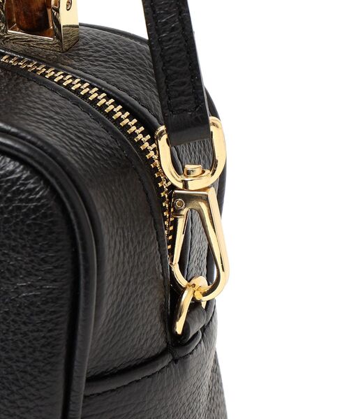 CHRISTIAN VILLA（クリスチャンヴィラ）の「CHRISTIAN VILLA:バンブーハンドルポシェット◆（ショルダーバッグ・レディース・ホワイト/ブラック・ONE SIZE）」の11枚目の写真