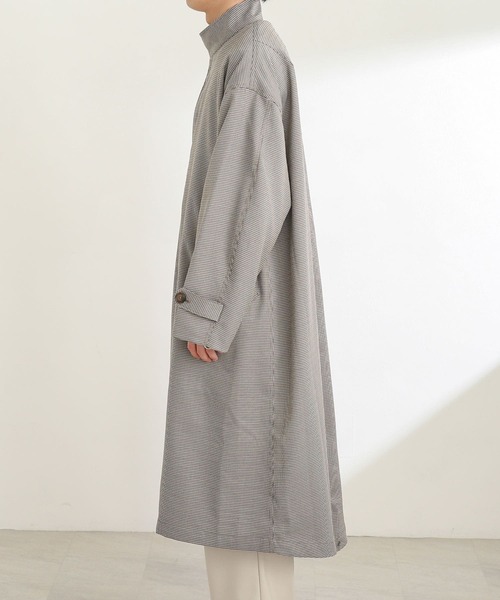 SENSE OF PLACE by URBAN RESEARCH（センスオブプレイスバイアーバンリサーチ）の「チェックスタンドカラーモッズコート（モッズコート・メンズ・ベージュ・MEDIUM/LARGE）」の13枚目の写真