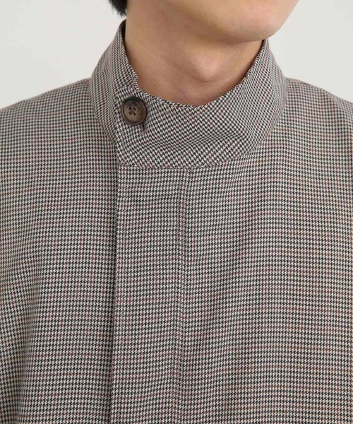 SENSE OF PLACE by URBAN RESEARCH（センスオブプレイスバイアーバンリサーチ）の「チェックスタンドカラーモッズコート（モッズコート・メンズ・ベージュ・MEDIUM/LARGE）」の21枚目の写真