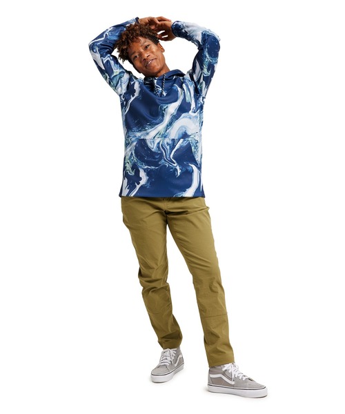 BURTON(バートン)の「撥水 ボンディングフリース プルオーバー パーカー(パーカー・レディース・ブルー系その他/パープル系その他・XS/S/M)」の4枚目の写真