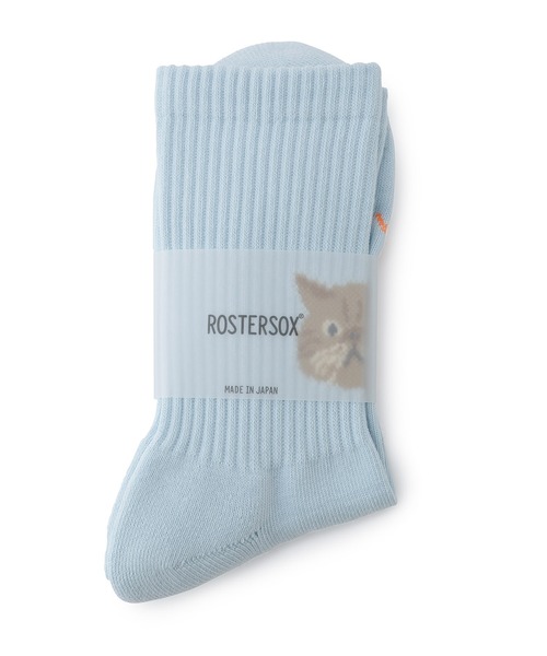 ROSTER SOX(ロスターソックス)の「ROSTER SOX CAT(ソックス/靴下・メンズ・ホワイト/サックスブルー・FREE)」の3枚目の写真