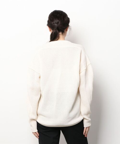 RITO（リト）の「rito structure OVER SIZE MESH KNIT（ニット/セーター・レディース・ホワイト・1）」の3枚目の写真