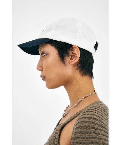 MOUSSY（マウジー）の「WASHED AUTO LOGO キャップ（キャップ・レディース・ベージュ/アイボリー・FREE）」の8枚目の写真