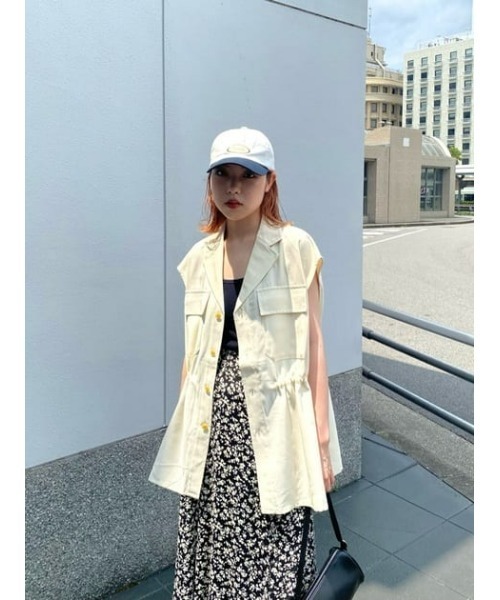 MOUSSY（マウジー）の「WASHED AUTO LOGO キャップ（キャップ・レディース・ベージュ/アイボリー・FREE）」の17枚目の写真