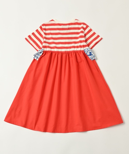 MARKEY'S（マーキーズ）の「【Disney】ミッキーマウス/ウエストプリーツワンピース（ワンピース・レディース・チャコール/レッド・160cm）」の7枚目の写真