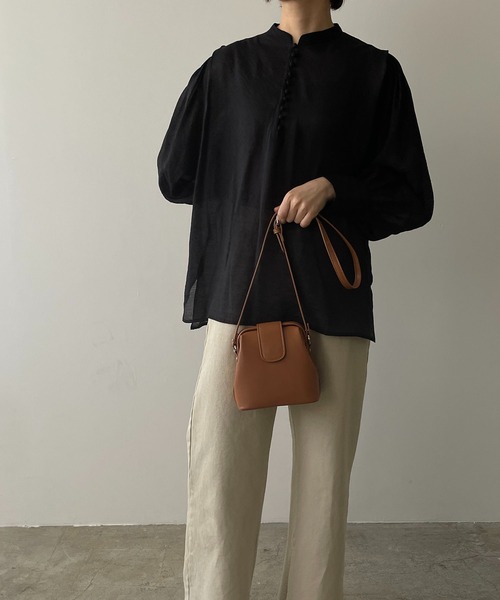 210nouve（トゥージュヌーブ）の「フレームコンパクトショルダーバッグ（ショルダーバッグ・レディース・ブラウン/ブラック/イエロー/レッド・FREE）」の9枚目の写真