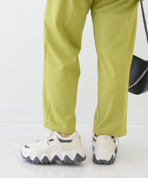 NOFALL（ノーフォール）の「ウェービー配色ダッドスニーカー（スニーカー・レディース・ホワイト/ベージュ・LL/S/M/L/3L/SS）」の15枚目の写真