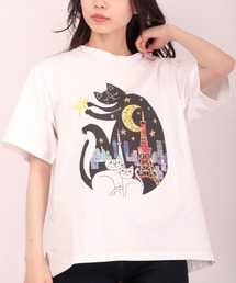 /nINE byおかべてつろうコラボ商品 プリントTシャツ