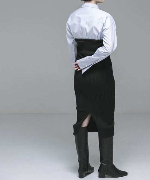 URBAN RESEARCH（アーバンリサーチ）の「ambiguous　2way Onepiece（ワンピース・レディース・オフホワイト/ブラック・FREE）」の5枚目の写真