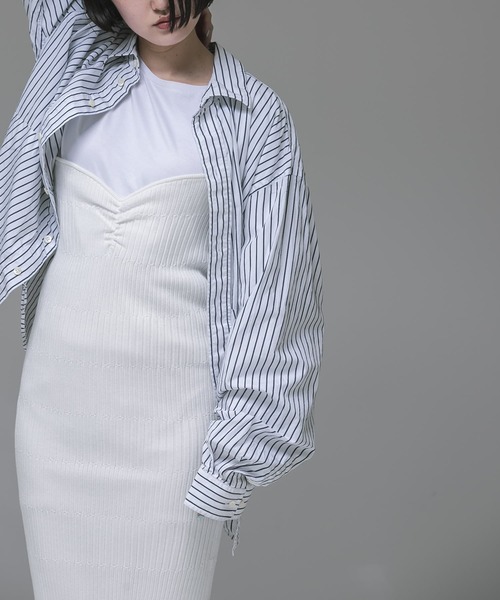URBAN RESEARCH（アーバンリサーチ）の「ambiguous　2way Onepiece（ワンピース・レディース・オフホワイト/ブラック・FREE）」の10枚目の写真