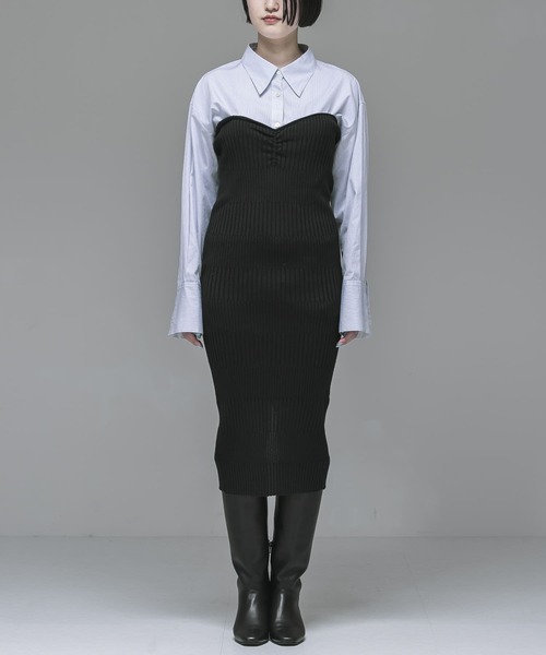 URBAN RESEARCH（アーバンリサーチ）の「ambiguous　2way Onepiece（ワンピース・レディース・オフホワイト/ブラック・FREE）」の17枚目の写真