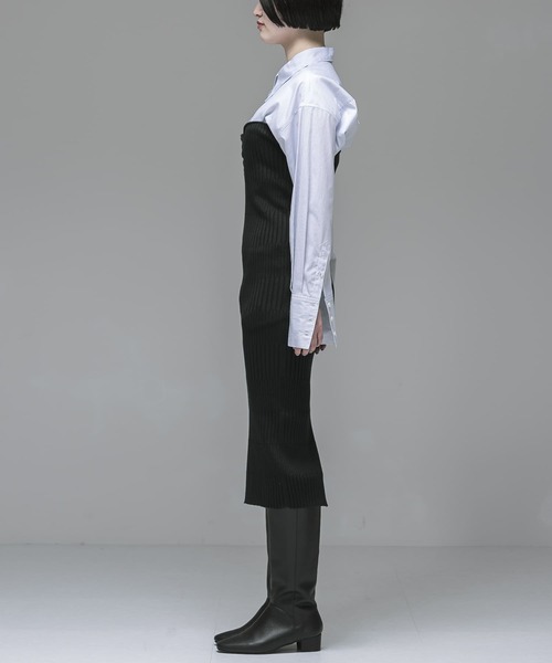 URBAN RESEARCH（アーバンリサーチ）の「ambiguous　2way Onepiece（ワンピース・レディース・オフホワイト/ブラック・FREE）」の18枚目の写真