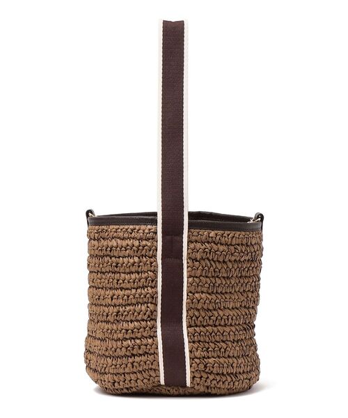 folna(フォルナ)の「【SHIPS any別注】Folna: ペーパー ワンハンドル バッグ◇(トートバッグ・レディース・ブラウン/ベージュ・ONE SIZE)」の5枚目の写真