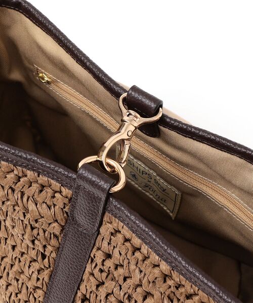 folna(フォルナ)の「【SHIPS any別注】Folna: ペーパー ワンハンドル バッグ◇(トートバッグ・レディース・ブラウン/ベージュ・ONE SIZE)」の9枚目の写真