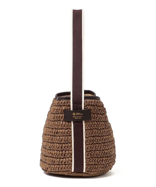 folna(フォルナ)の「【SHIPS any別注】Folna: ペーパー ワンハンドル バッグ◇(トートバッグ・レディース・ブラウン/ベージュ・ONE SIZE)」の10枚目の写真