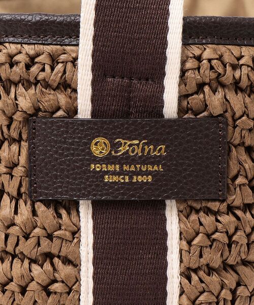 folna(フォルナ)の「【SHIPS any別注】Folna: ペーパー ワンハンドル バッグ◇(トートバッグ・レディース・ブラウン/ベージュ・ONE SIZE)」の11枚目の写真