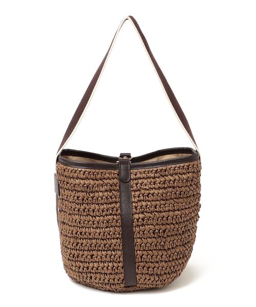 folna(フォルナ)の「【SHIPS any別注】Folna: ペーパー ワンハンドル バッグ◇(トートバッグ・レディース・ブラウン/ベージュ・ONE SIZE)」の12枚目の写真