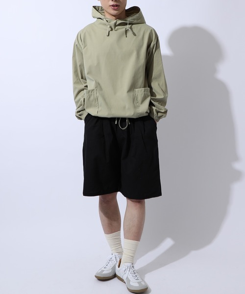 SETUP7（セットアップセブン）の「【SETUP7】ビッグアノラックポケットパーカー KNF（パーカー・メンズ・ブラック/グリーン・FREE）」の3枚目の写真