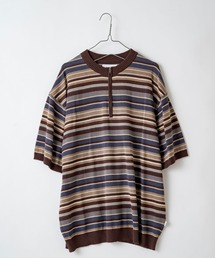 WHIMSIC | 【WHIMSIC】マルチボーダーニットTシャツ(Tシャツ/カットソー)