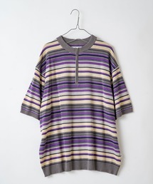 WHIMSIC | 【WHIMSIC】マルチボーダーニットTシャツ(Tシャツ/カットソー)