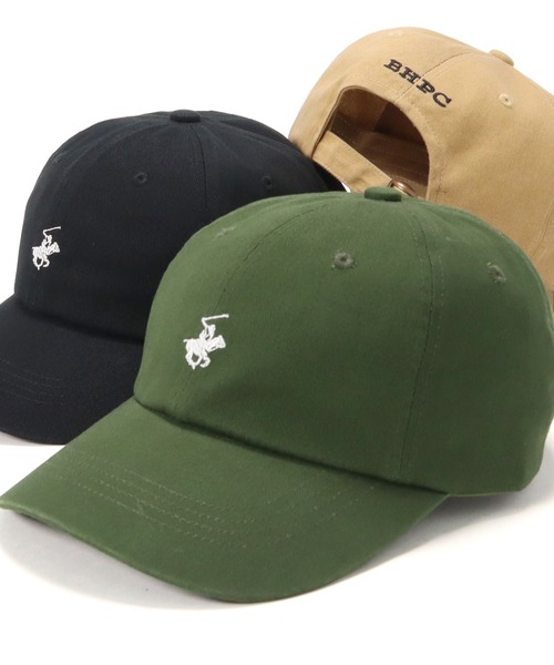 ONSPOTZ（オンスポッツ）の「ビバリーヒルズポロクラブ キャップ BHPC ロゴ（キャップ・メンズ・ブラック/ホワイト/ベージュ/カーキ・FREE）」の4枚目の写真
