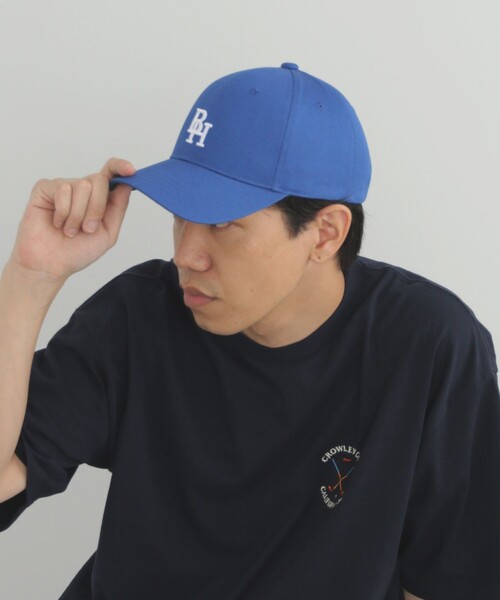 BEAMS HEART（ビームスハート）の「BEAMS HEART / ベースボール ローキャップ（キャップ・メンズ・ネイビー/グリーン/ブルー/ブラック・ONE SIZE）」の4枚目の写真