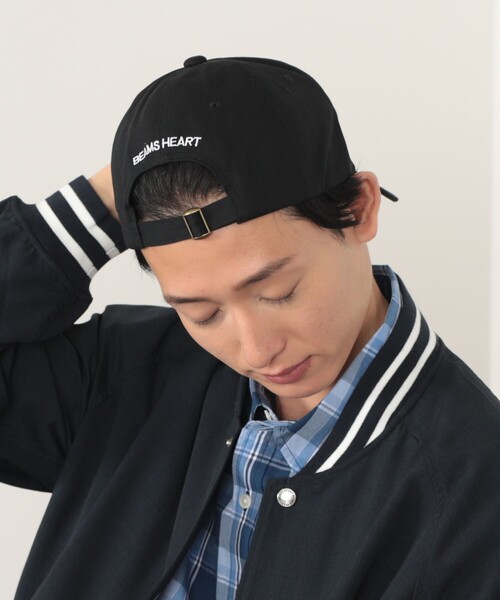 BEAMS HEART（ビームスハート）の「BEAMS HEART / ベースボール ローキャップ（キャップ・メンズ・ネイビー/グリーン/ブルー/ブラック・ONE SIZE）」の8枚目の写真