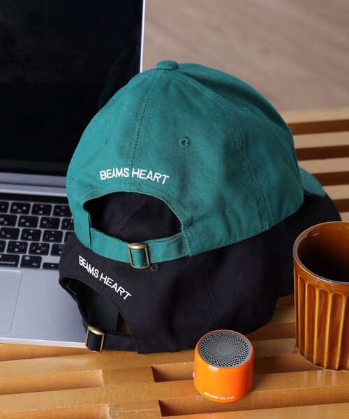 BEAMS HEART（ビームスハート）の「BEAMS HEART / ベースボール ローキャップ（キャップ・メンズ・ネイビー/グリーン/ブルー/ブラック・ONE SIZE）」の11枚目の写真