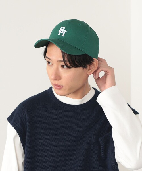BEAMS HEART（ビームスハート）の「BEAMS HEART / ベースボール ローキャップ（キャップ・メンズ・ネイビー/グリーン/ブルー/ブラック・ONE SIZE）」の12枚目の写真