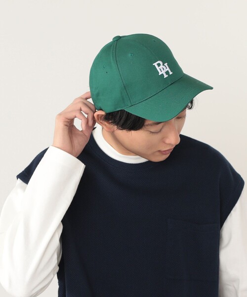 BEAMS HEART（ビームスハート）の「BEAMS HEART / ベースボール ローキャップ（キャップ・メンズ・ネイビー/グリーン/ブルー/ブラック・ONE SIZE）」の6枚目の写真