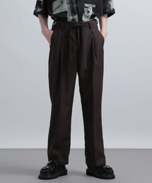 HARE | サイドベルトワイドテーパード(HARE)(その他パンツ)