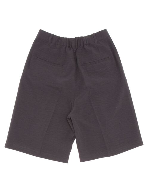 Te chichi TERRASSE（テチチテラス）の「麻調バミューダパンツ（セットアップ可）（その他パンツ・レディース・ブラック/ベージュ/キャメル・ﾌﾘ-）」の4枚目の写真