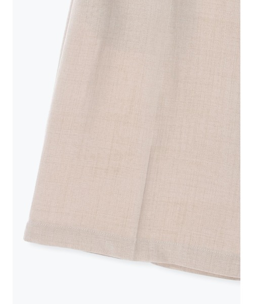 Te chichi TERRASSE（テチチテラス）の「麻調バミューダパンツ（セットアップ可）（その他パンツ・レディース・ブラック/ベージュ/キャメル・ﾌﾘ-）」の9枚目の写真