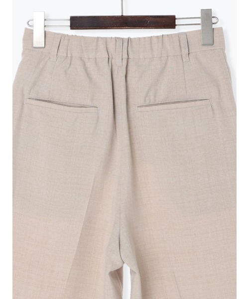 Te chichi TERRASSE（テチチテラス）の「麻調バミューダパンツ（セットアップ可）（その他パンツ・レディース・ブラック/ベージュ/キャメル・ﾌﾘ-）」の10枚目の写真