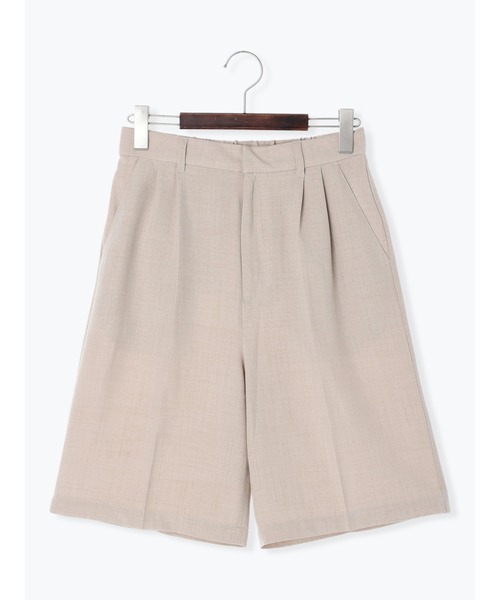 Te chichi TERRASSE（テチチテラス）の「麻調バミューダパンツ（セットアップ可）（その他パンツ・レディース・ブラック/ベージュ/キャメル・ﾌﾘ-）」の13枚目の写真