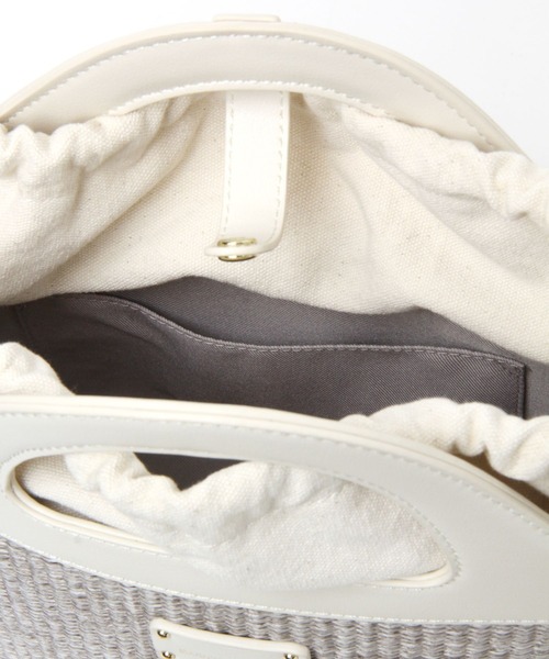 BARNYARDSTORM(バンヤードストーム)の「BARNYARDSTORM / サマーコンビ2WAYバッグ(ショルダーバッグ・レディース・グレー/ナチュラル・FREE)」の15枚目の写真
