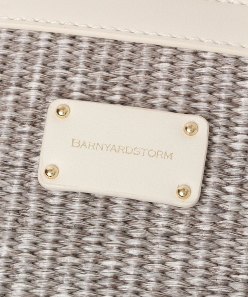 BARNYARDSTORM(バンヤードストーム)の「BARNYARDSTORM / サマーコンビ2WAYバッグ(ショルダーバッグ・レディース・グレー/ナチュラル・FREE)」の19枚目の写真
