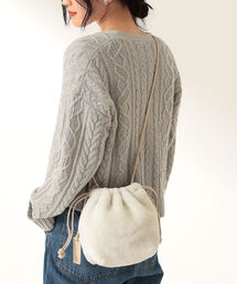 Demi-Luxe BEAMS | MARCO MASI / ムートン 巾着 ショルダーバッグ(ショルダーバッグ)