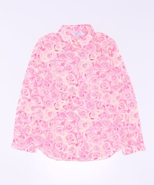 agnes CHEMISE ローズプリントシャツ