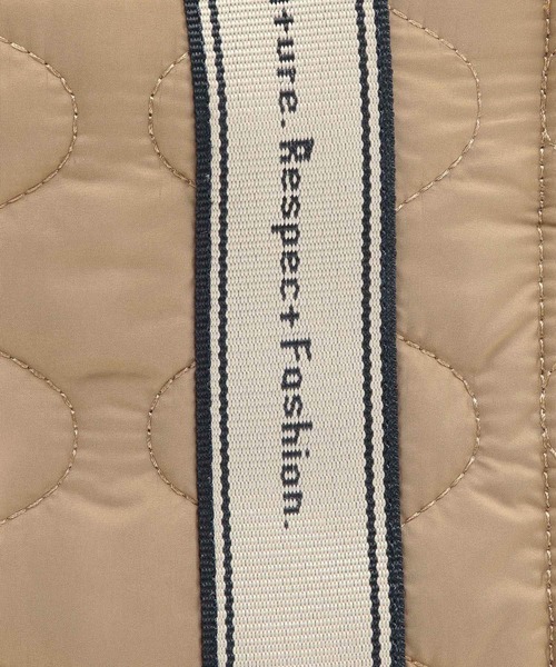 BAYFLOW（ベイフロー）の「ロゴテープキルティグトート（トートバッグ・レディース・ブラック/オレンジ/ベージュ・FREE）」の10枚目の写真