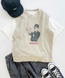 ARCH & LINE（アーチアンドライン）の「オーガニックコットンスウェットベスト OG CANVAS TERRY LOOP MUSICIAN VEST（ベスト・キッズ）」