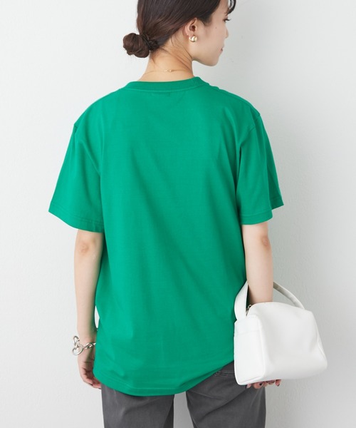 CIAOPANIC TYPY（チャオパニックティピー）の「NVMDロゴプリントTee（Tシャツ/カットソー・レディース・ホワイト/ネイビー/グリーン/バイオレット・ONE SIZE）」の18枚目の写真