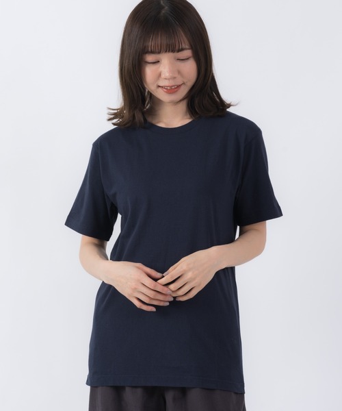Healthknit（ヘルスニット）の「【 Healthknit / ヘルスニット 】 BASIC CREW ベーシッククルーネック　半袖Tシャツ SIP 2201（Tシャツ/カットソー・メンズ・ネイビー/オフホワイト/グレー/ブラック・L/M/S）」の4枚目の写真