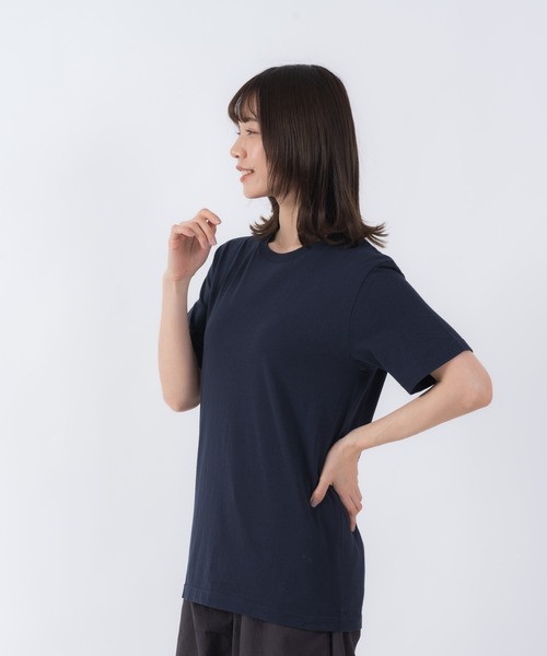 Healthknit（ヘルスニット）の「【 Healthknit / ヘルスニット 】 BASIC CREW ベーシッククルーネック　半袖Tシャツ SIP 2201（Tシャツ/カットソー・メンズ・ネイビー/オフホワイト/グレー/ブラック・L/M/S）」の8枚目の写真