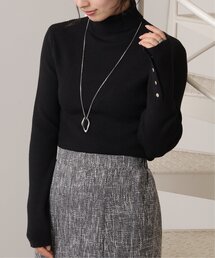 frames RAY CASSIN | 袖口ボタン開き リブタートルプルオーバー(ニット/セーター)